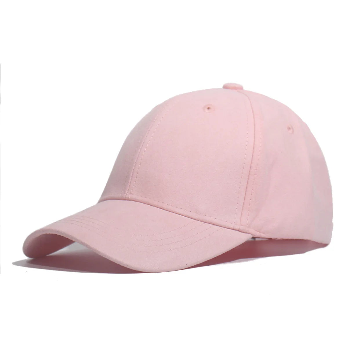 High-Quality Solid Suede Snapback Baseball Caps for Men and Women in Yellow, Green, and Khaki