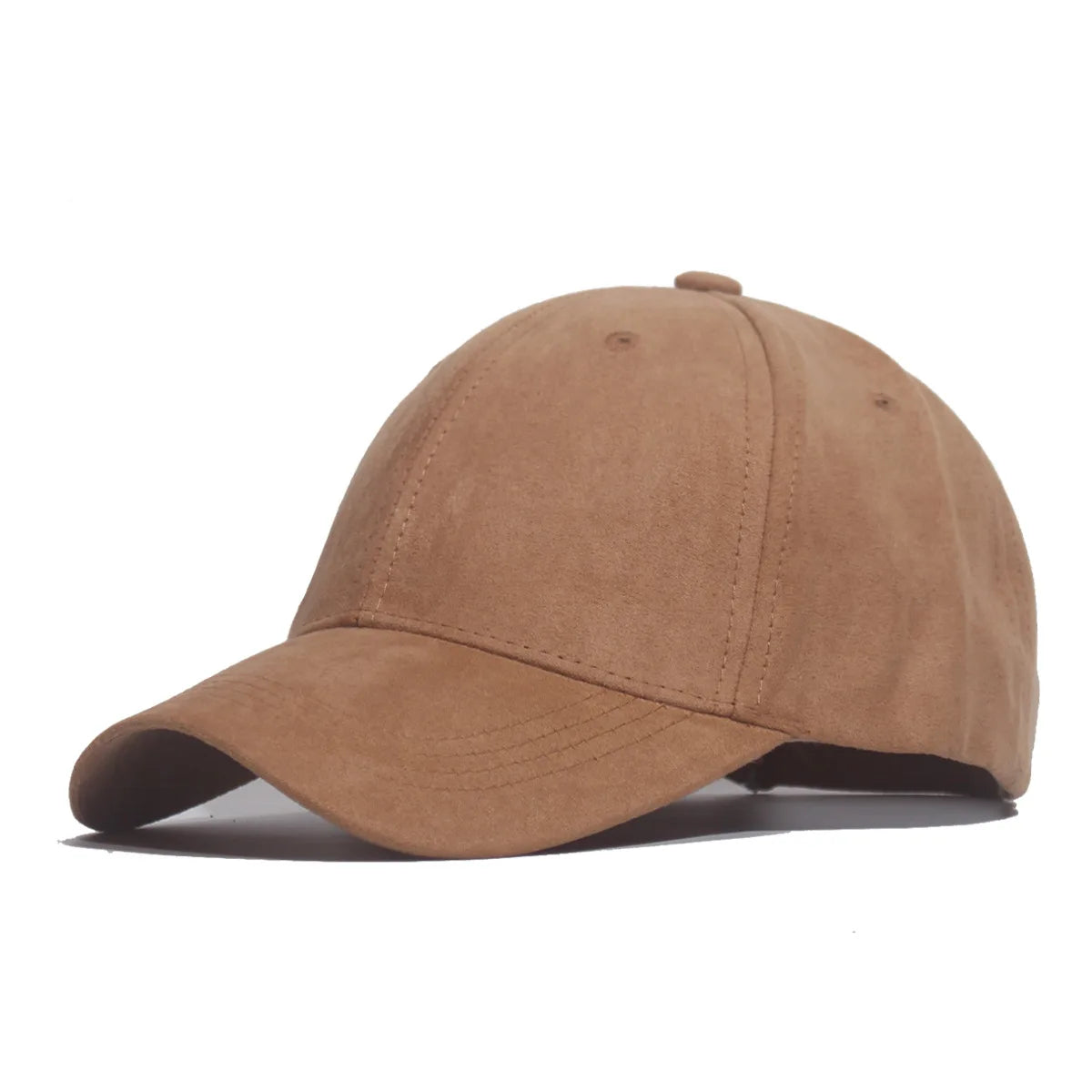 High-Quality Solid Suede Snapback Baseball Caps for Men and Women in Yellow, Green, and Khaki