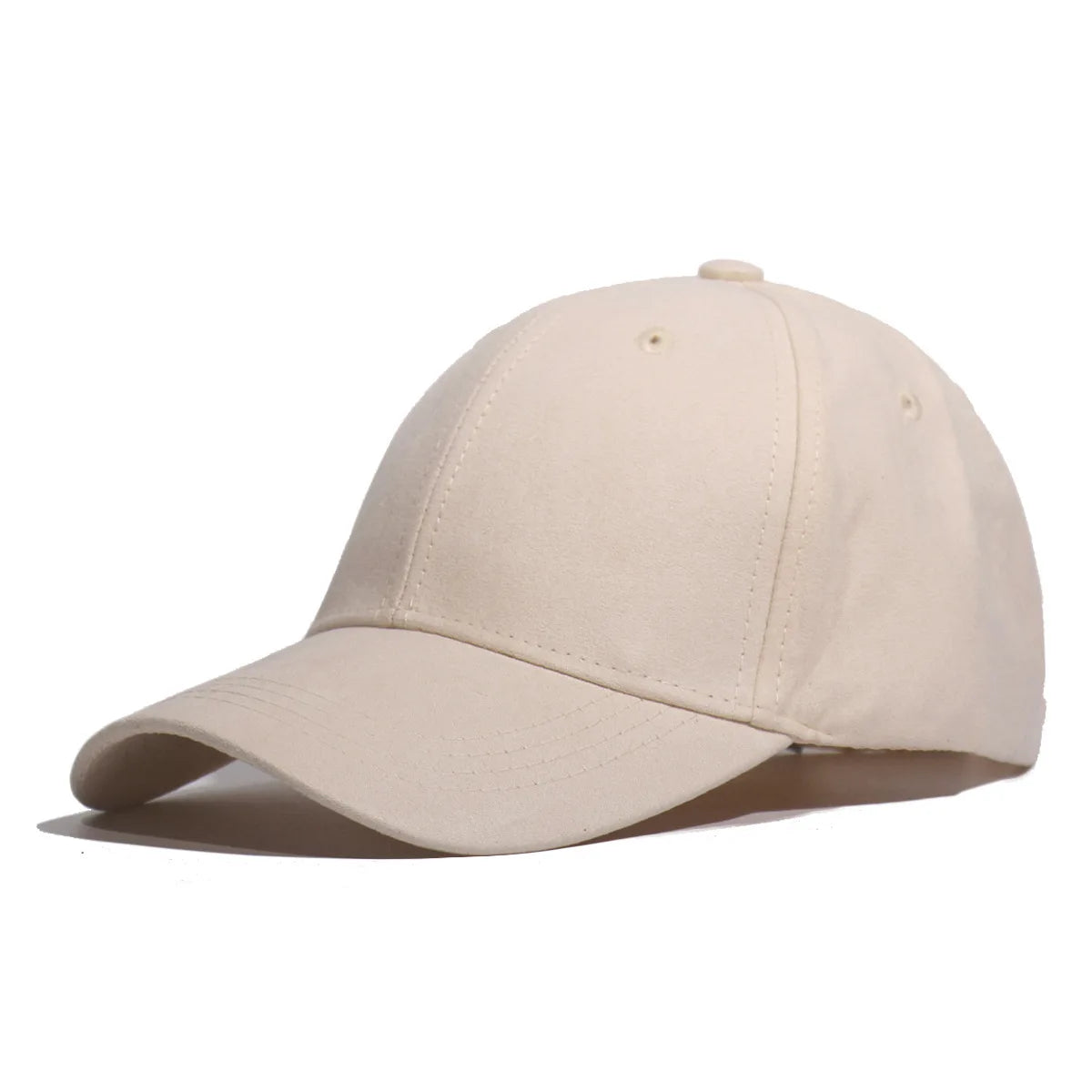High-Quality Solid Suede Snapback Baseball Caps for Men and Women in Yellow, Green, and Khaki