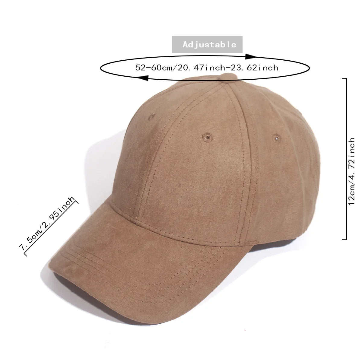 High-Quality Solid Suede Snapback Baseball Caps for Men and Women in Yellow, Green, and Khaki