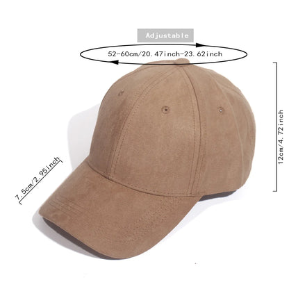 High-Quality Solid Suede Snapback Baseball Caps for Men and Women in Yellow, Green, and Khaki